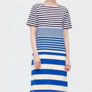Marni x Uniqlo cotton striped A-line dress Sz XS
